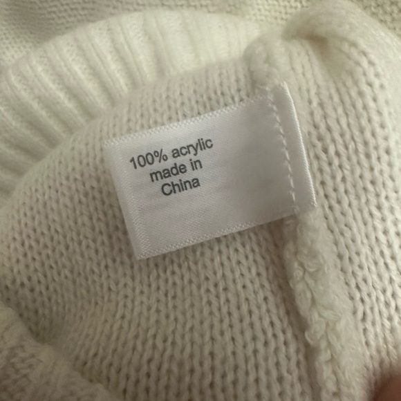 Lane Bryant Classic Fair Isle Jacquard Sweater Size 18/20 Ivory Tan Pullover NWT - Picture 6 of 7